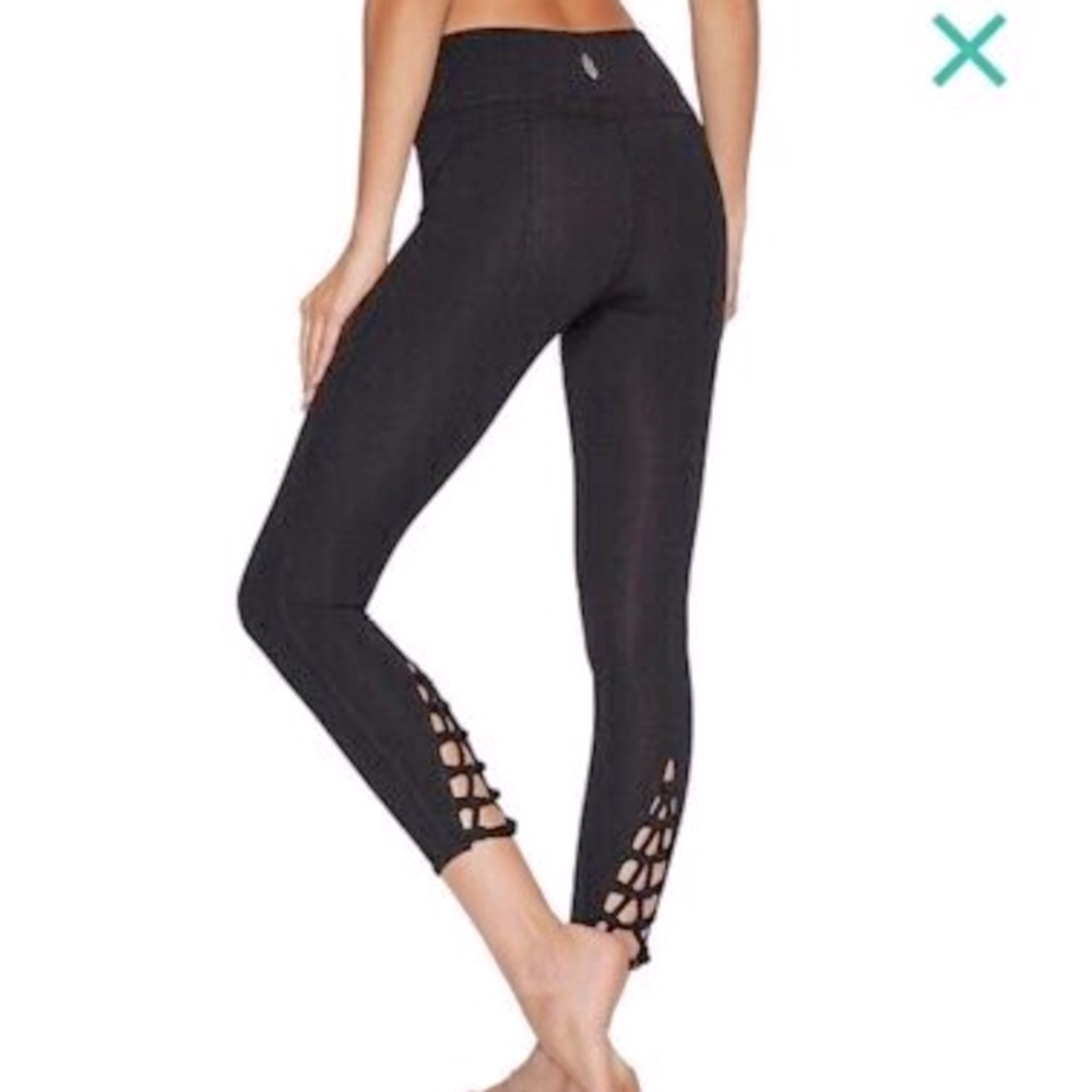 Free People Movement Black Kali Crop Legging Size